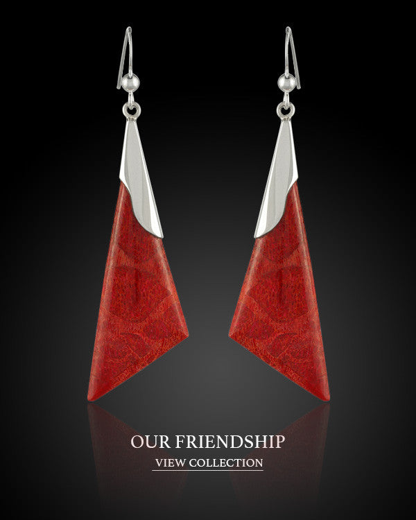 Boccai Waterfall Collection Our Friendship Sterling Silver Earrings
