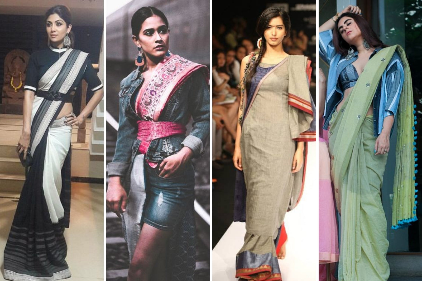 From sarees to western wear, carry it like this with an overcoat for a stylish look