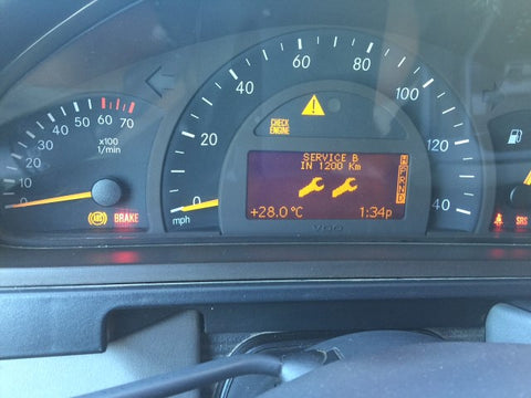 Maintenance due in 1200 Km