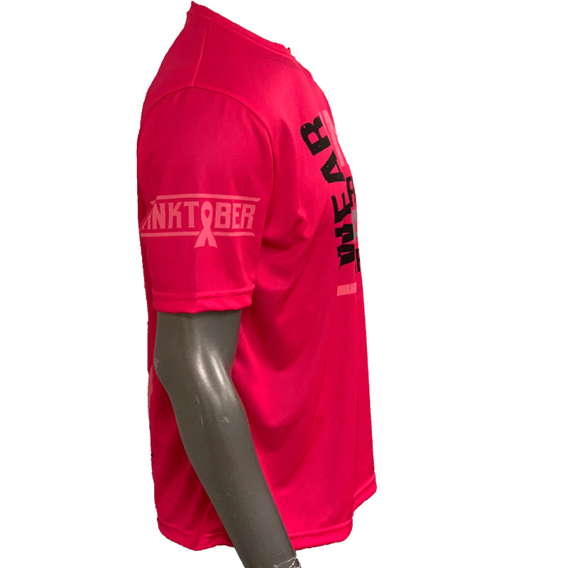 pink warriors jersey
