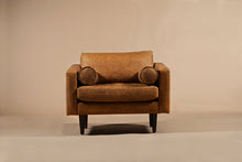 Load and play video in Gallery viewer, Cognac Tan/Sloped Armrest/Single
