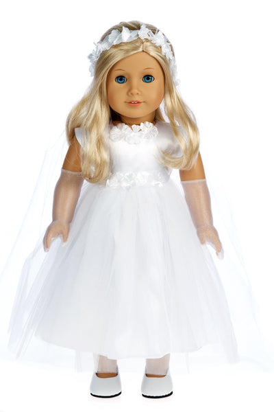 american girl doll communion dress