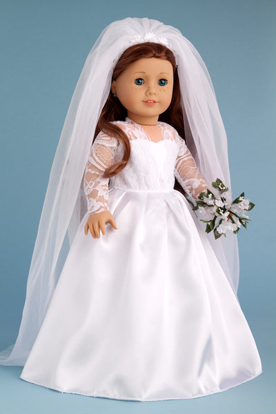 american girl wedding dress