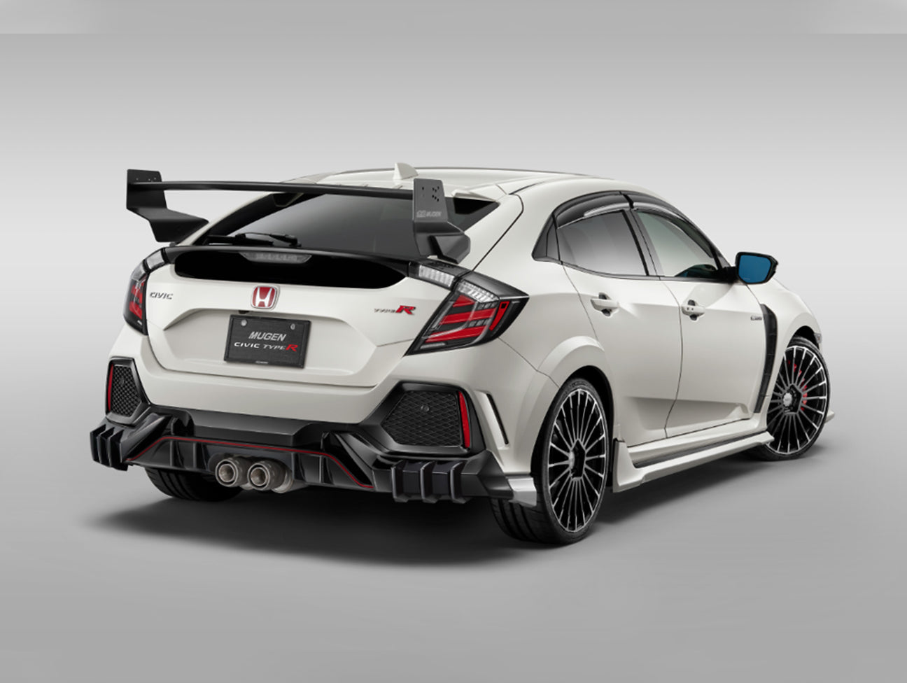 Cuztom Tuning Matt Black Fk8 Type R Pieces Style Trunk Spoiler Wing Compatible With 2016 2021