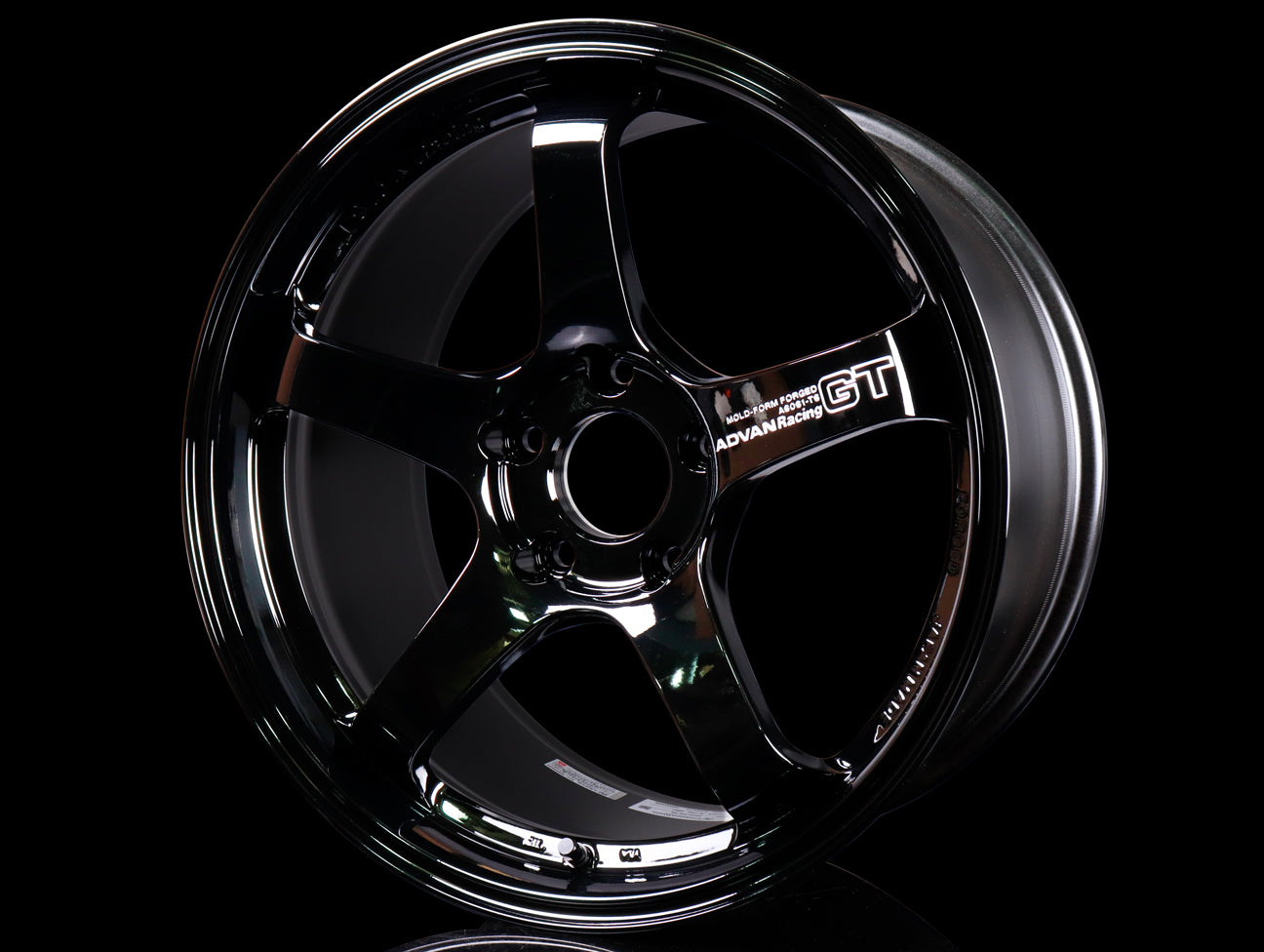 Advan Racing GT Premium Wheels - Gloss Black - 18x9.5 / 5x120 / +