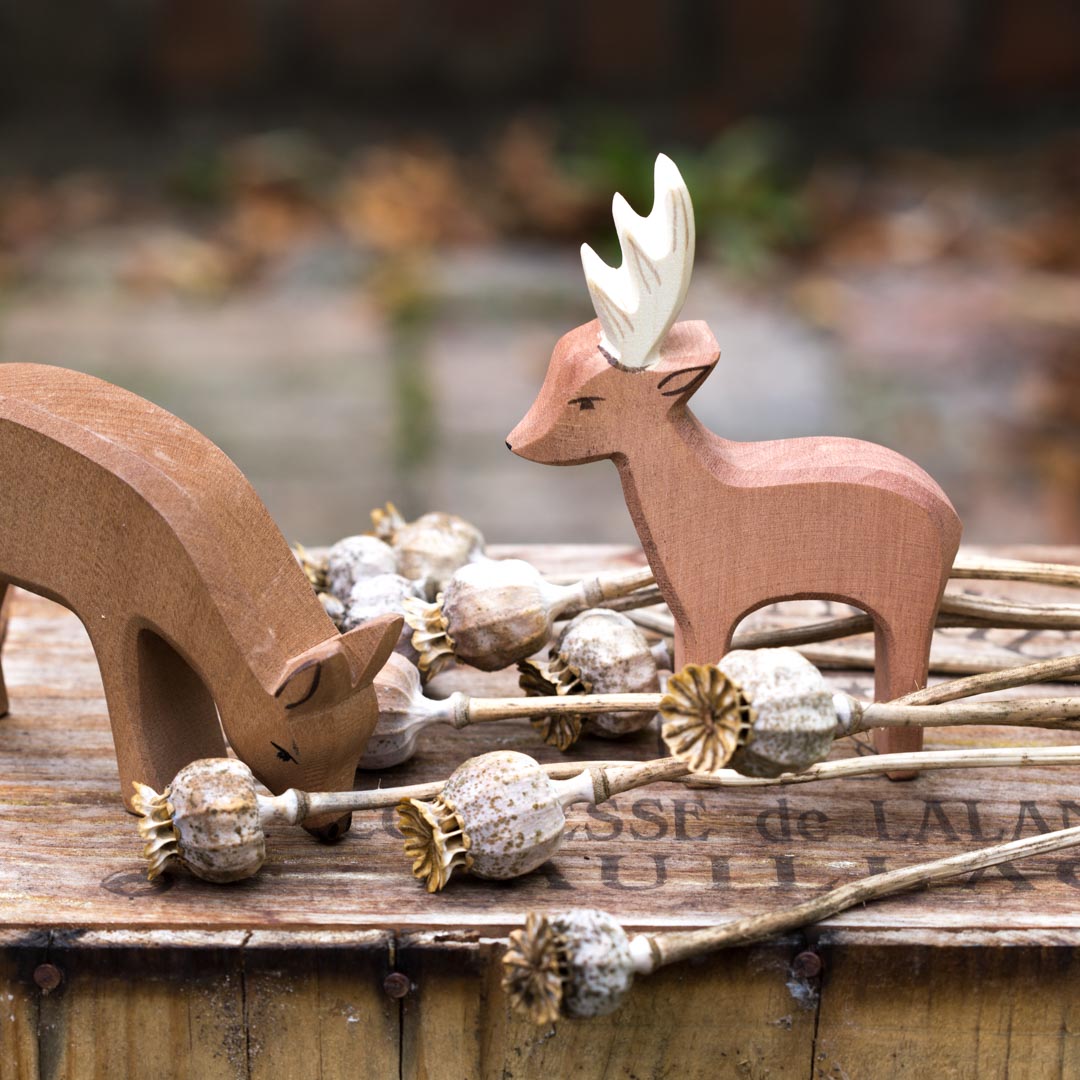 1983 Little Amber Go To Forest Mini Figure Loving Deer Designer Art Toy Cute 