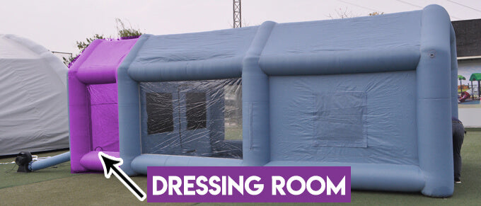 Dressing Room for Inflatable Spray Booth