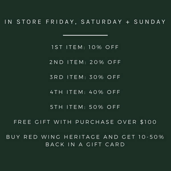 in store sale details