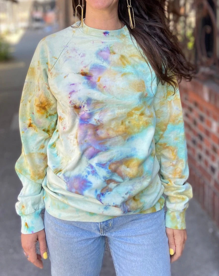 Organic Sweatshirt | Sea Foam