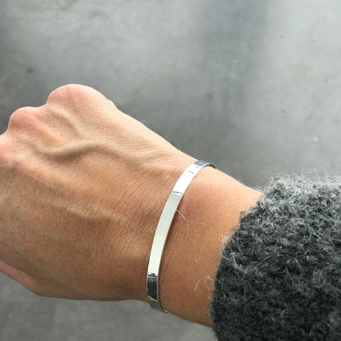 SOMSO: SOMSO - * Jonc SOMSO Lucien lisse argent 925 *
