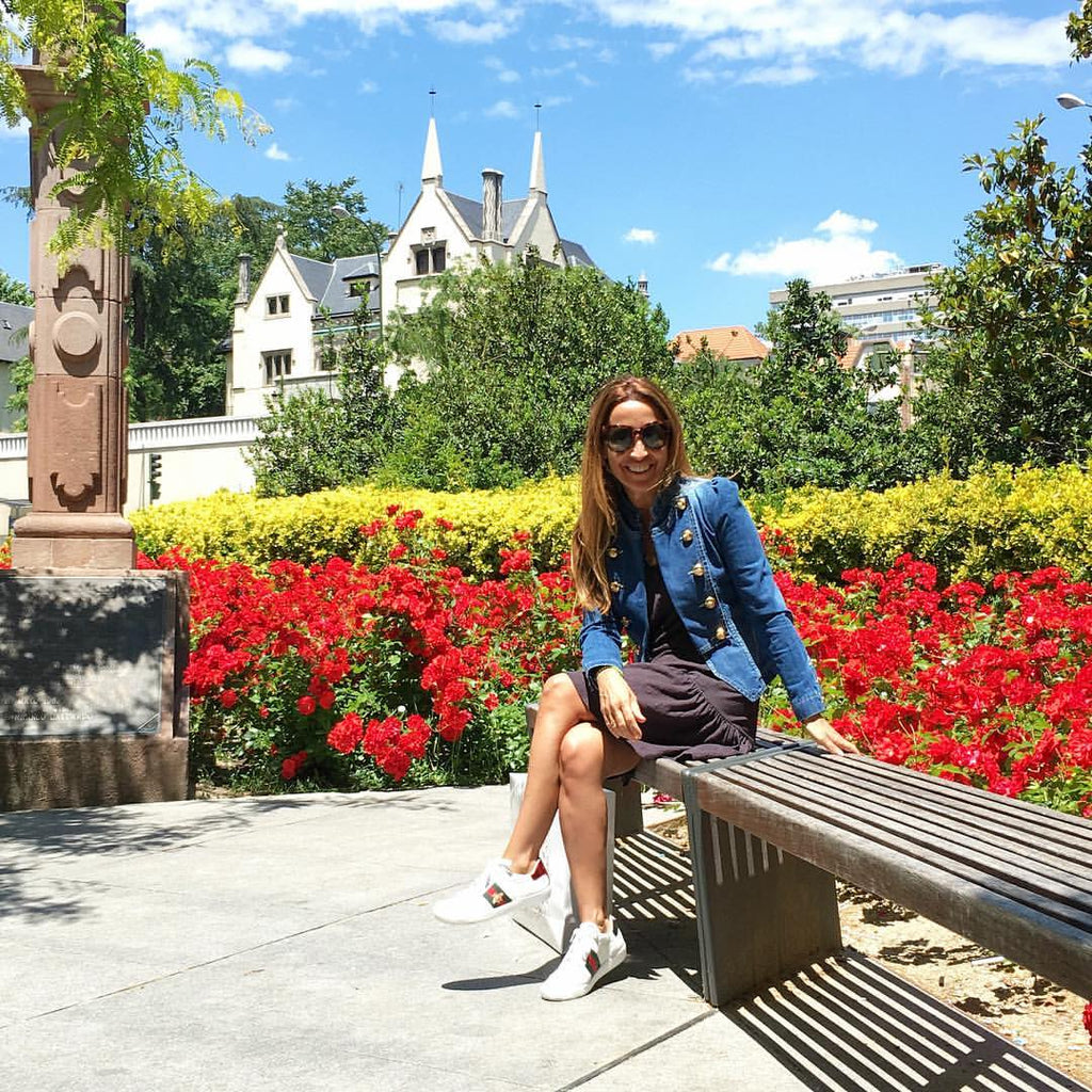 Estefanía Con 2 Tacones Marquesa Denim Madrid