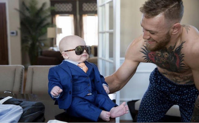 Conor mcgregor family his son