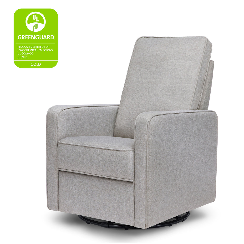 davinci casey pillowback swivel glider