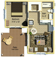 412 Guest House Apartment Plan
