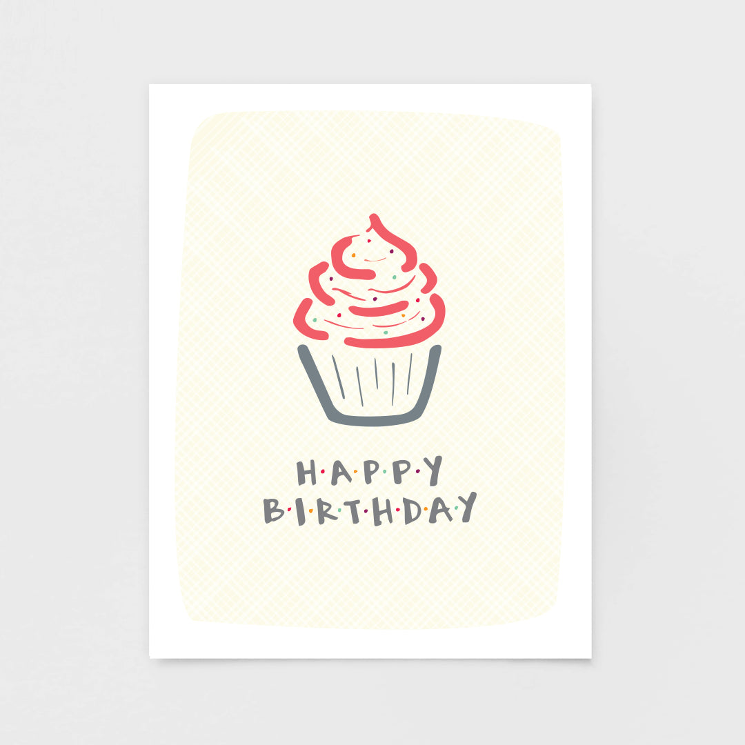 Espesar capoc Estereotipo Cupcake Birthday Card from 7th & Palm - Luxe Stationery – 7th & Palm, LLC