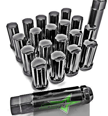 black spline lug nuts