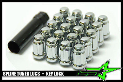 spline locking lug nuts