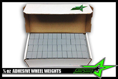 10 Boxes 1/4 Oz Wheel Weights "Perfect" Brand 3744 Pc Stick-On Adhesive 936 Oz - Set Group USA