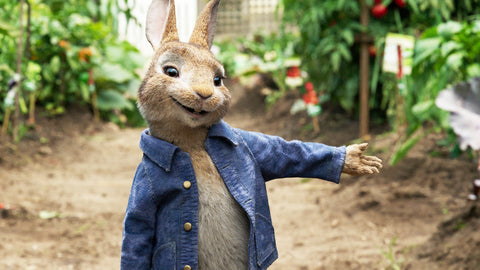 animated movie peter rabbit rabbit standing in garden excerpt from movie
