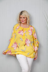 Rose Lily Cotton Top Mango