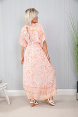 Summer Oasis Dress Peach