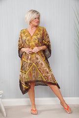 Treasure Trove Kaftan Charcoal