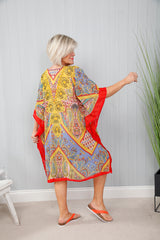 Treasure Trove Kaftan Cranberry Crush