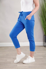 Plain Magic Pants Royal Blue