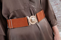 Chocolate Carmen Circle Belt