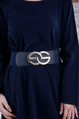 Navy/Gold Double G belt