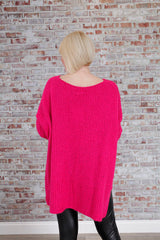 Raspberry Felicity High/Low Jumper