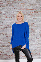 Royal Blue Felicity High/Low Jumper