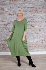 Apple Green Parachute Dress