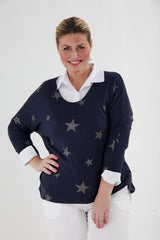 Molly Star Top Navy