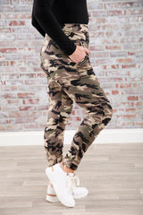 Camo Leggings Beige