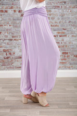 Plain Harem Pants Lilac