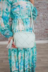 Wendy Weave Shoulder Bag Mint