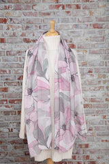 Tia Tulip Scarf Pink