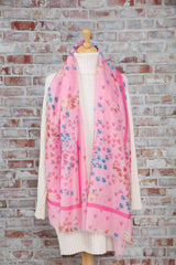 Diana Daisy Scarf Pink