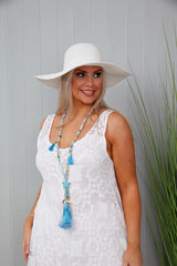 Shellie Straw Hat White