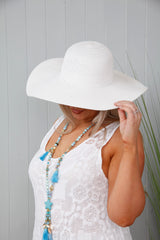 Shellie Straw Hat White