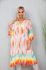 Artsy Pocket Tunic Tangerine