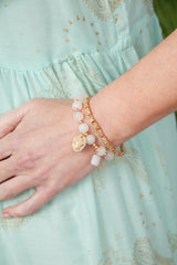 Harlow Beaded Bracelet Pearl