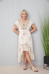 Lainie Lace Dress Mocha