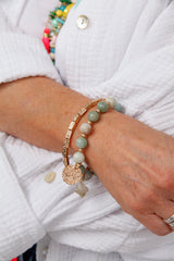 Harlow Beaded Bracelet Sage