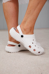 Callie Clogs White