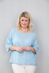 Celeste Top Powder Blue