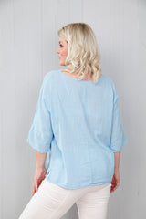 Celeste Top Powder Blue