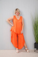 Top & Tulip Trouser Set Clementine