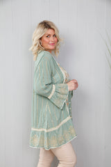 Priya Pearl Tunic Sage